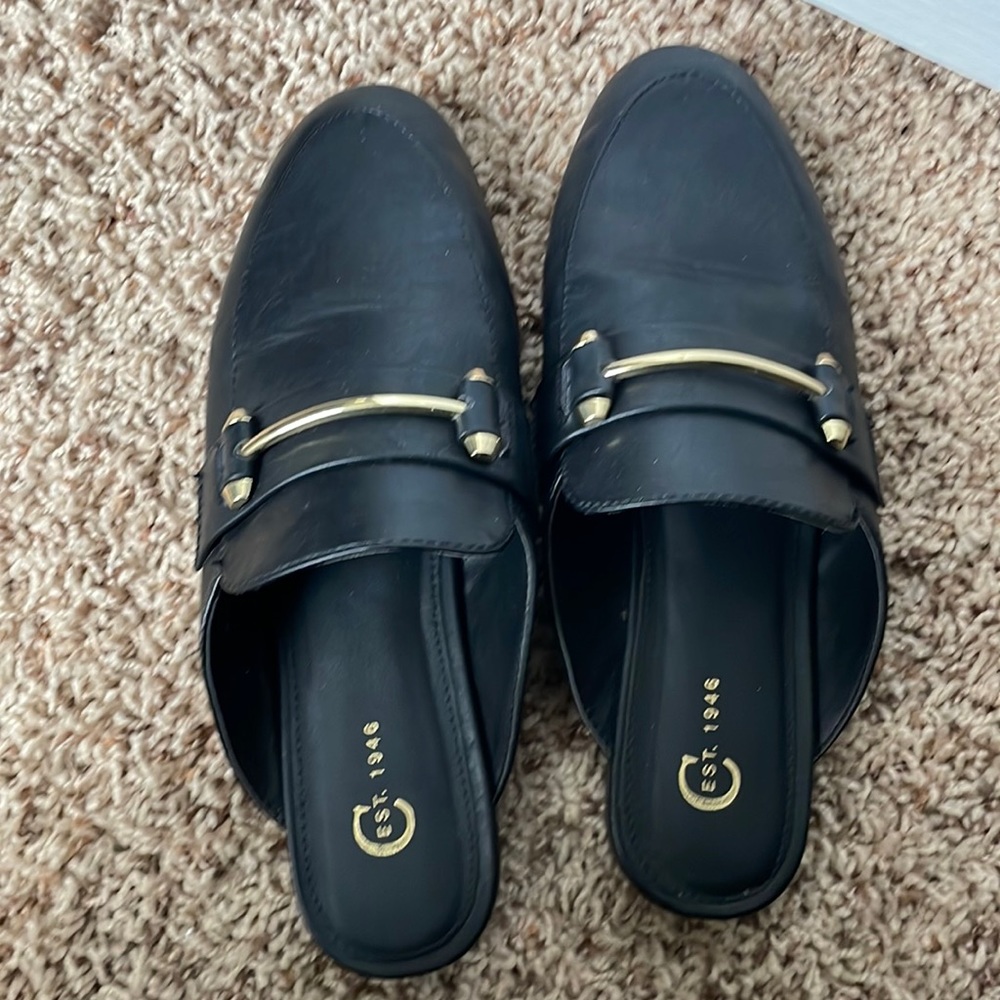 Black Slip Ons